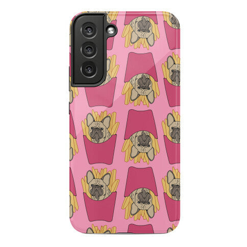 French Fry French Bulldog Pattern Phone Case