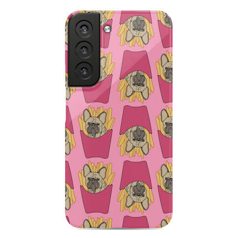 French Fry French Bulldog Pattern Phone Case