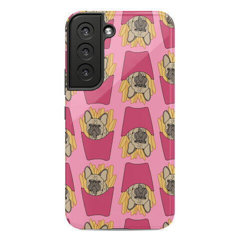 French Fry French Bulldog Pattern Phone Case