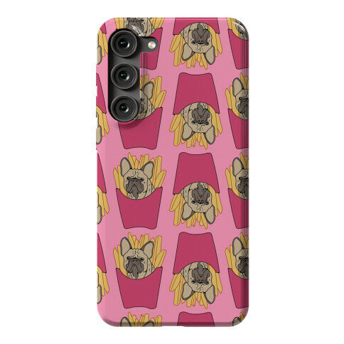 French Fry French Bulldog Pattern Phone Case
