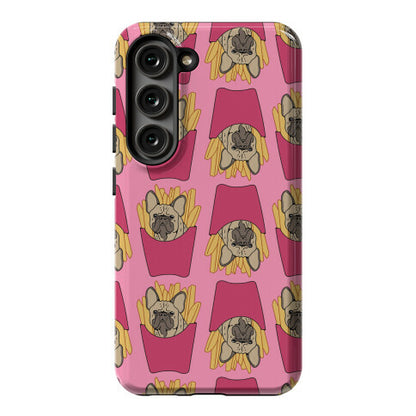 French Fry French Bulldog Pattern Phone Case