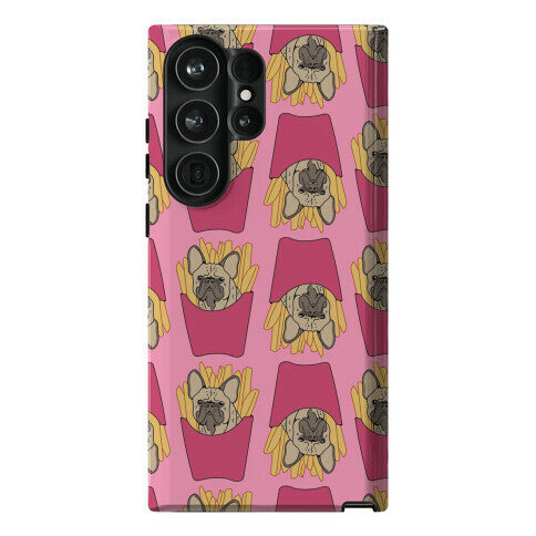 French Fry French Bulldog Pattern Phone Case