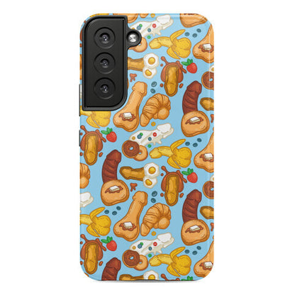 Phallic Breakfast Pattern Phone Case