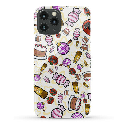 Kirby Munchies Pattern Phone Case