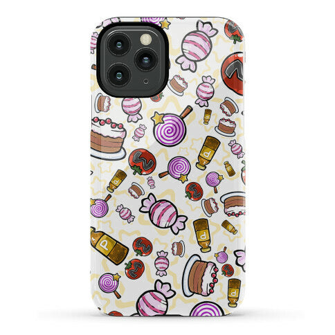 Kirby Munchies Pattern Phone Case