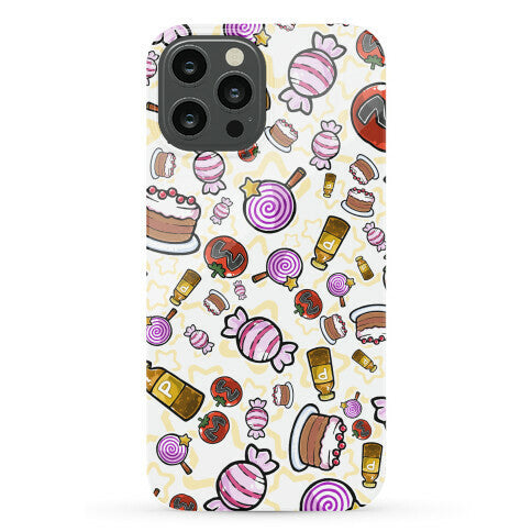 Kirby Munchies Pattern Phone Case