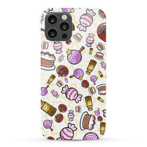 Kirby Munchies Pattern Phone Case