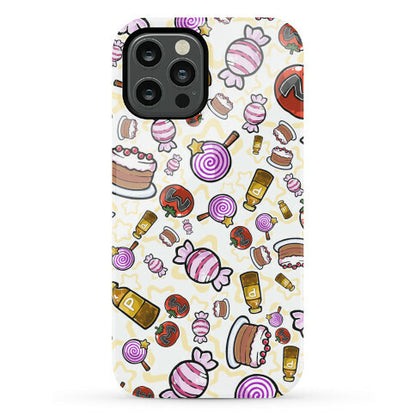 Kirby Munchies Pattern Phone Case