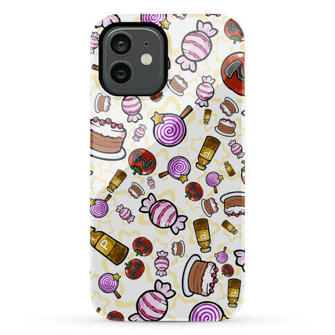 Kirby Munchies Pattern Phone Case