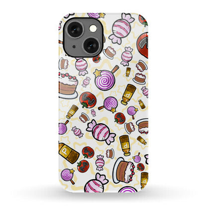 Kirby Munchies Pattern Phone Case
