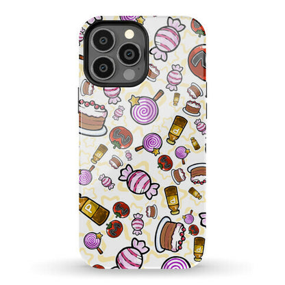 Kirby Munchies Pattern Phone Case