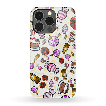 Kirby Munchies Pattern Phone Case