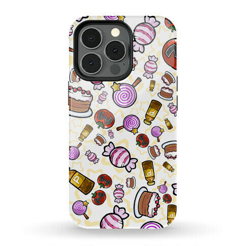 Kirby Munchies Pattern Phone Case