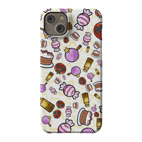 Kirby Munchies Pattern Phone Case