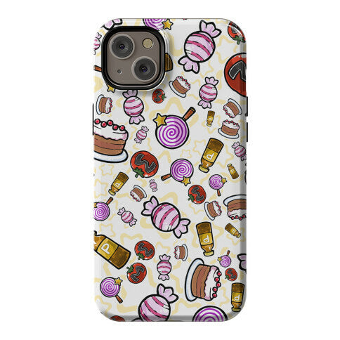 Kirby Munchies Pattern Phone Case