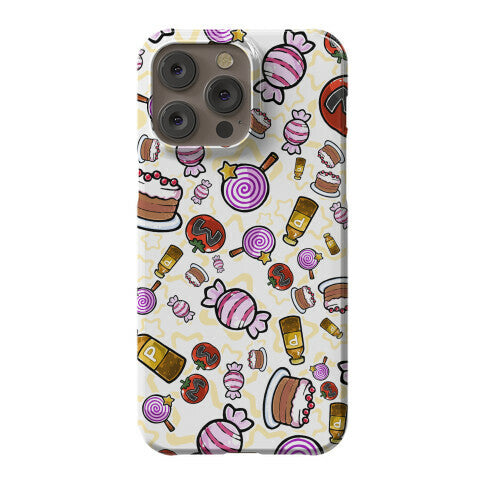 Kirby Munchies Pattern Phone Case