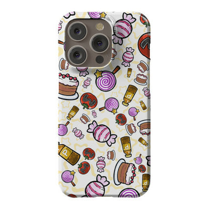 Kirby Munchies Pattern Phone Case