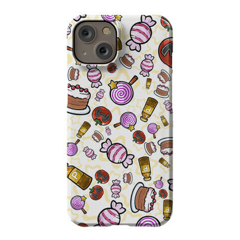 Kirby Munchies Pattern Phone Case