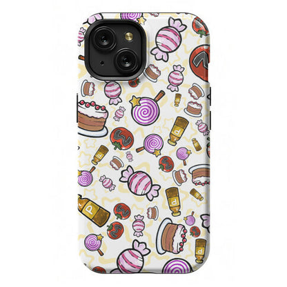 Kirby Munchies Pattern Phone Case