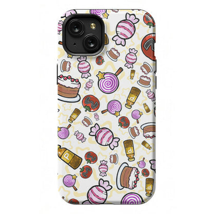 Kirby Munchies Pattern Phone Case