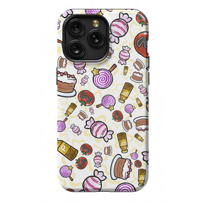 Kirby Munchies Pattern Phone Case