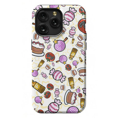 Kirby Munchies Pattern Phone Case