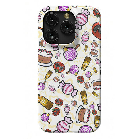 Kirby Munchies Pattern Phone Case