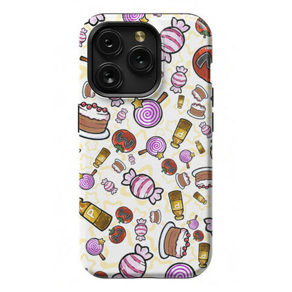 Kirby Munchies Pattern Phone Case