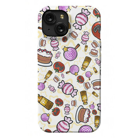 Kirby Munchies Pattern Phone Case