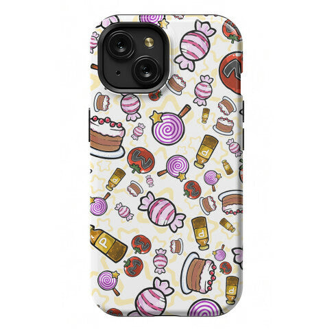 Kirby Munchies Pattern Phone Case
