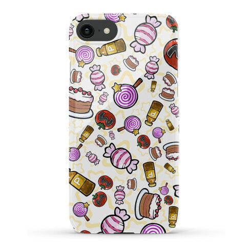 Kirby Munchies Pattern Phone Case