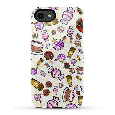 Kirby Munchies Pattern Phone Case