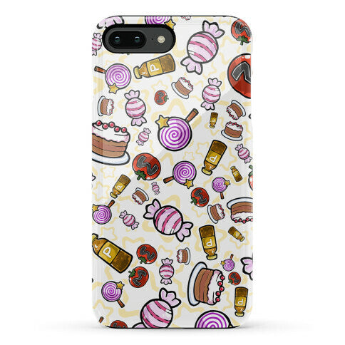 Kirby Munchies Pattern Phone Case