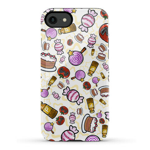 Kirby Munchies Pattern Phone Case