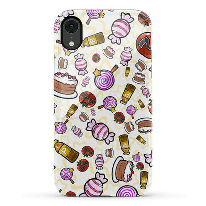 Kirby Munchies Pattern Phone Case