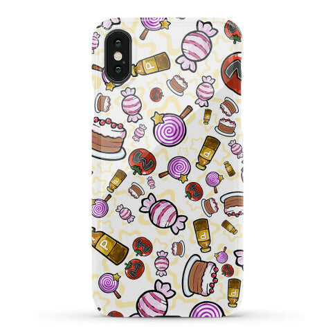 Kirby Munchies Pattern Phone Case