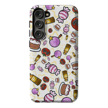 Kirby Munchies Pattern Phone Case