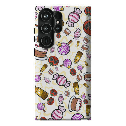 Kirby Munchies Pattern Phone Case