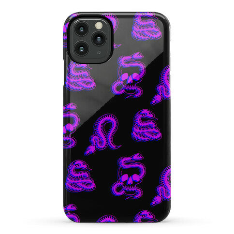 Skelly Snake Pattern Phone Case