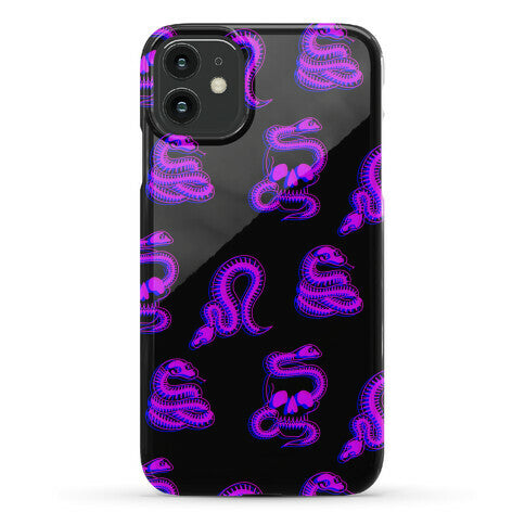 Skelly Snake Pattern Phone Case