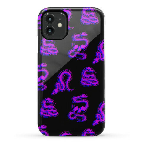 Skelly Snake Pattern Phone Case