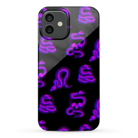 Skelly Snake Pattern Phone Case