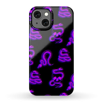 Skelly Snake Pattern Phone Case