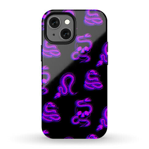 Skelly Snake Pattern Phone Case