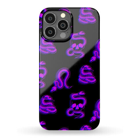 Skelly Snake Pattern Phone Case