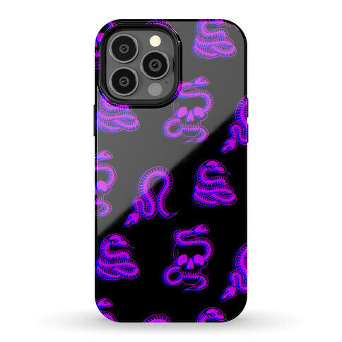 Skelly Snake Pattern Phone Case