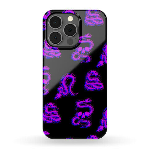 Skelly Snake Pattern Phone Case