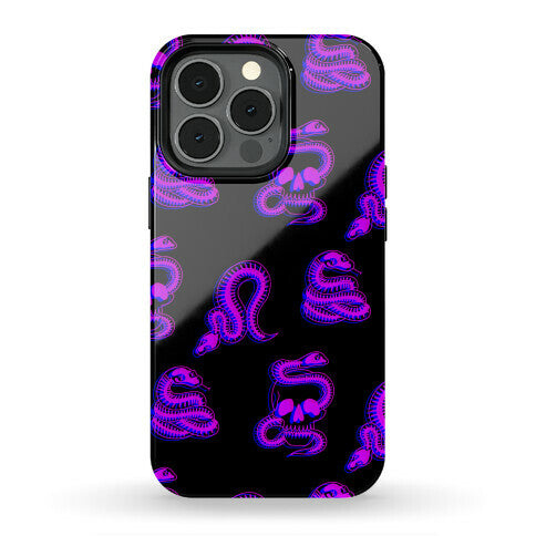 Skelly Snake Pattern Phone Case