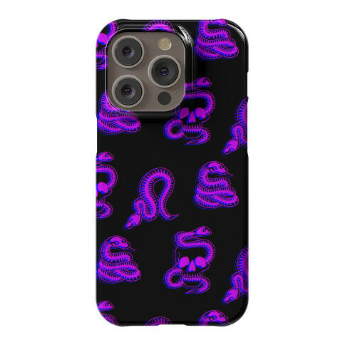 Skelly Snake Pattern Phone Case