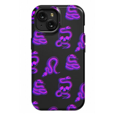 Skelly Snake Pattern Phone Case
